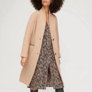 Aritzia Dujardin Jacket in Chasm (Light Brown/Sand/Tan)